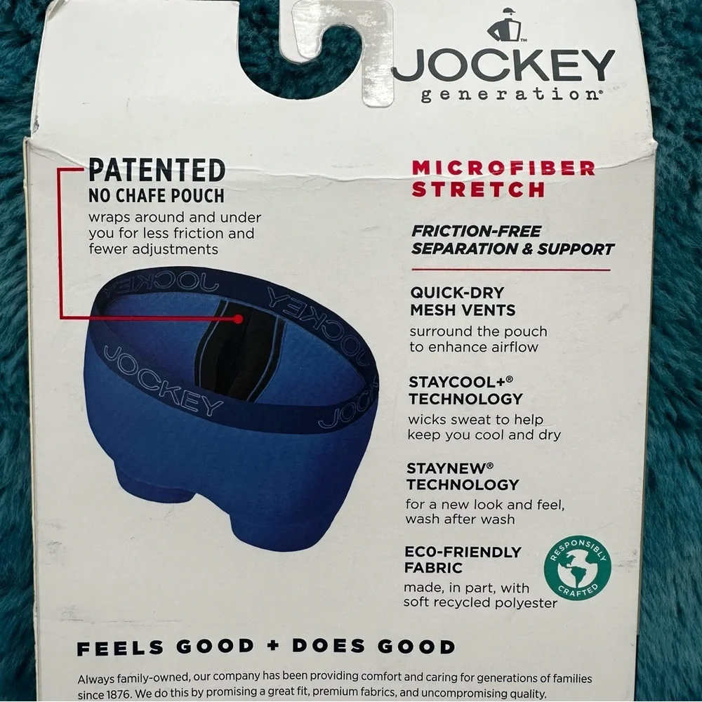 Jockey Boxer Briefs 3-Pack Size M